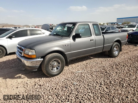 1999 Ford Ranger XLT with VIN 1FTYR14X1XPA01570, listed as a Copart auction lot 47831575 with 142,730 mi miles and Salvage Title. Bid and sale history available at carsss.com. Image 1.
