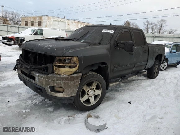 2011 Chevrolet Silverado 2500HD LTZ with VIN 1GC1KYC8XBF118152, listed as a Copart auction lot 45380425 with 0 mi miles and Non Repairable. Bid and sale history available at carsss.com. Image 1.