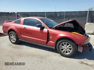2008 Ford Mustang Deluxe with VIN 1ZVHT80N285140468, listed as a Copart auction lot 52972355 with 216,999 mi miles and Salvage title. Bid and sale history available at DreamBid. Image 4.