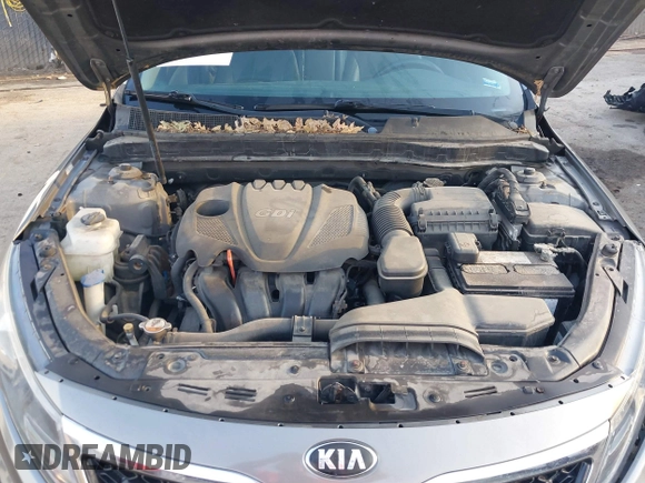 2013 Kia Optima LX with VIN 5XXGM4A77DG166140, listed as a IAAI auction lot 41881144 with 185,391 mi miles. Bid and sale history available at carsss.com. Image 10.