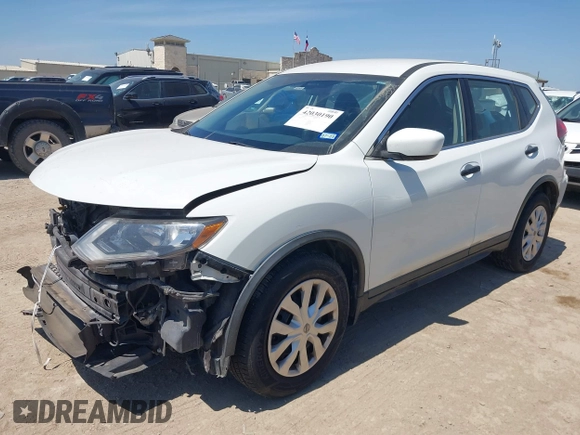 2018 Nissan Rogue S with VIN KNMAT2MT2JP595535, listed as a IAAI auction lot 42030190 with 175,501 mi miles. Bid and sale history available at carsss.com. Image 18.