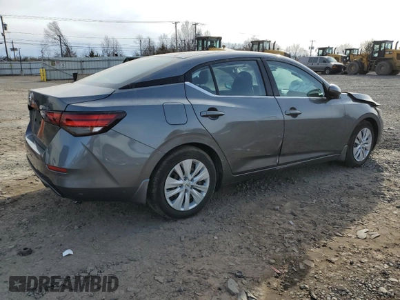 2020 Nissan Sentra S with VIN 3N1AB8BV5LY293705, listed as a Copart auction lot 45698345 with 77,528 mi miles and Salvage Title. Bid and sale history available at DreamBid. Image 3.