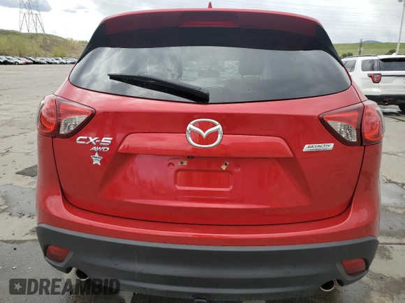 2016 Mazda CX-5 Touring with VIN JM3KE4CYXG0680266, listed as a Copart auction lot 55215755 with Not Provided miles and Non Repairable. Bid and sale history available at carsss.com. Image 6.