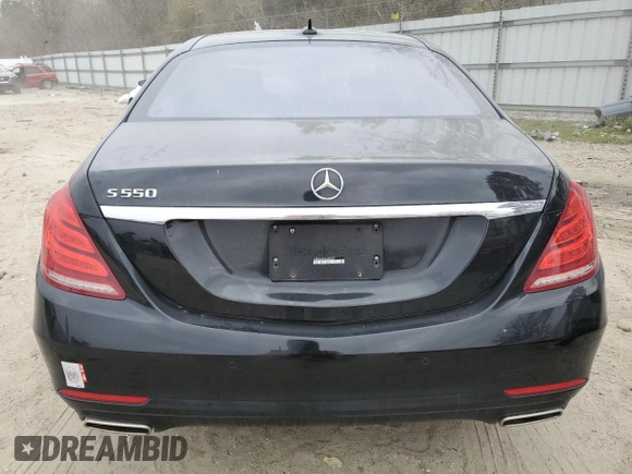 2016 Mercedes-Benz S 550 with VIN WDDUG8CB7GA228757, listed as a Copart auction lot 46789635 with 138,514 mi miles and Salvage Title. Bid and sale history available at carsss.com. Image 6.