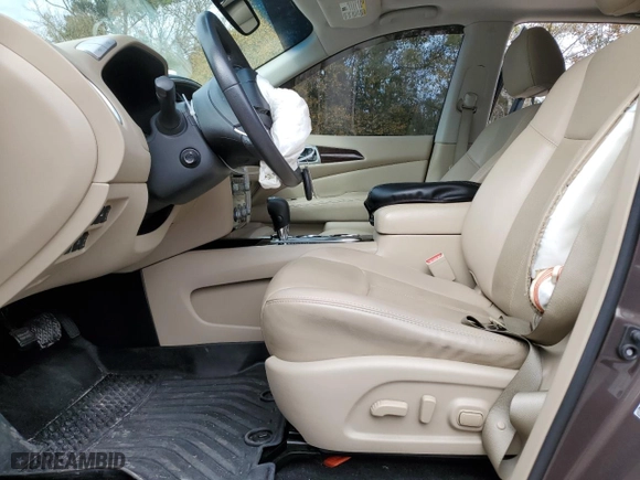 2016 Nissan Pathfinder S with VIN 5N1AR2MN3GC651039, listed as a Copart auction lot 89133865 with 64,475 mi miles and Salvage Title. Bid and sale history available at carsss.com. Image 7.