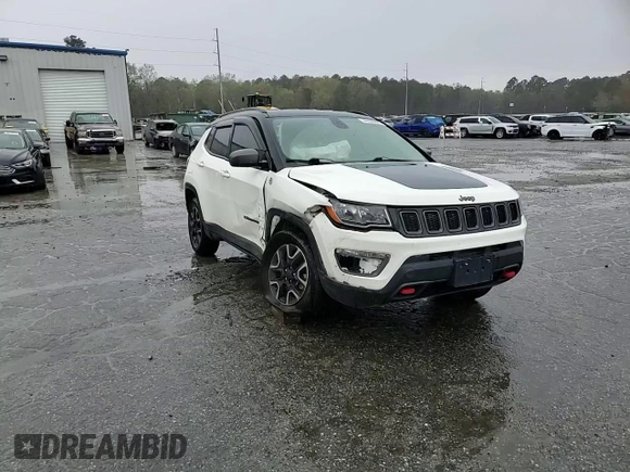 2019 Jeep Compass Trailhawk with VIN 3C4NJDDB0KT671213, listed as a Copart auction lot 49506685 with 77,985 mi miles and Salvage Title. Bid and sale history available at carsss.com. Image 14.