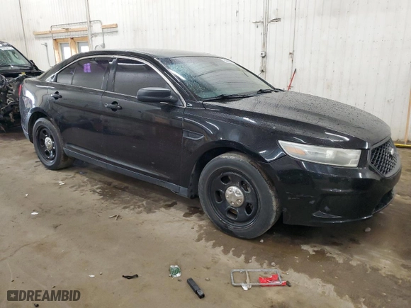 2014 Ford Sedan Police Interceptor with VIN 1FAHP2L99EG138550, listed as a Copart auction lot 53888815 with 56,228 mi miles and Salvage Title. Bid and sale history available at carsss.com. Image 4.