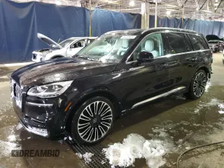 2024 Lincoln Aviator Black Label with VIN 5LM5J9XC4RGL04095, listed as a Copart auction lot 45330635 with 4,296 mi miles and Non repairable. Bid and sale history available at DreamBid. Image 1.
