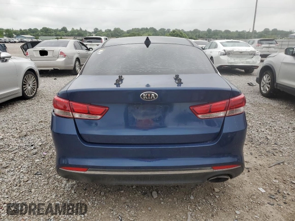 2017 Kia Optima LX with VIN 5XXGT4L32HG146753, listed as a Copart auction lot 60970145 with 180,574 mi miles and Salvage title. Bid and sale history available at DreamBid. Image 6.