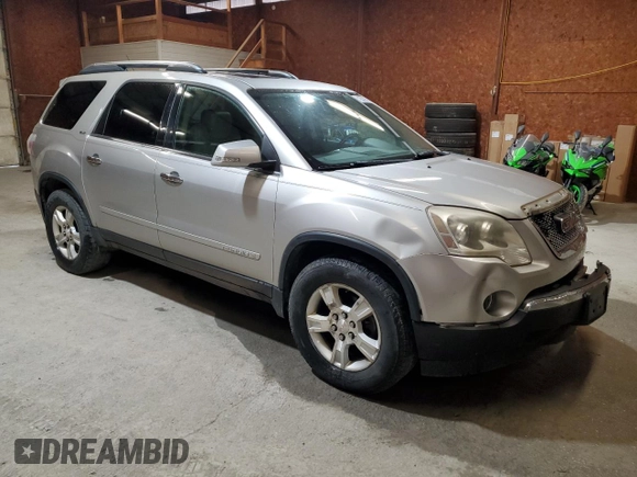 2008 GMC Acadia SLT1 with VIN 1GKEV23758J204492, listed as a Copart auction lot 51964395 with 176,323 mi miles and Salvage Title. Bid and sale history available at DreamBid. Image 4.
