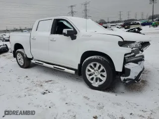 2019 Chevrolet Silverado 1500 LTZ with VIN 3GCUYGED1KG260792, listed as a Copart auction lot 87771725 with 0 mi miles and Salvage Title. Bid and sale history available at carsss.com. Image 4.