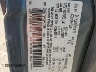 2005 Chrysler Pacifica z VIN 2C8GF78405R471204, wystawiony jako Copart lot #79471964 z przebiegiem Nie podano mil oraz Szkoda całkowita • Salvage title. Historia ofert i sprzedaży dostępna na DreamBid. Obrazek 12.
