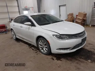 2015 Chrysler 200 C with VIN 1C3CCCCB2FN545166, listed as a IAAI auction lot 41601759 with 95,177 mi miles. Bid and sale history available at carsss.com. Image 1.