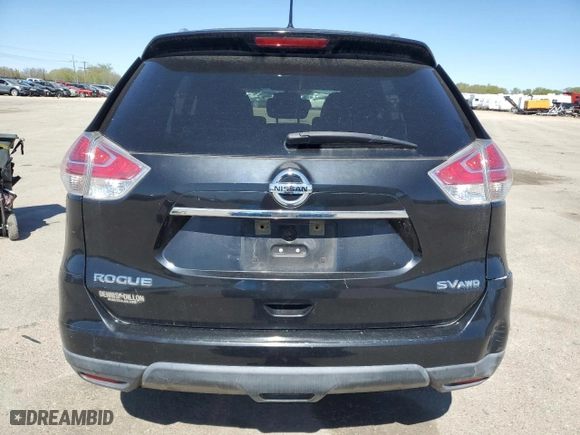 2016 Nissan Rogue SV with VIN KNMAT2MV2GP698500, listed as a Copart auction lot 53832495 with 325,018 mi miles and Clean Title. Bid and sale history available at carsss.com. Image 6.