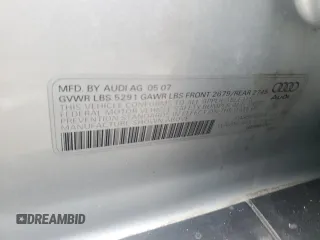 2007 Audi A6 3.2L z VIN WAUDH74F37N163592, wystawiony jako Copart lot #45636645 z przebiegiem 108 379 mil mil oraz Szkody całkowita. Historia ofert i sprzedaży dostępna na DreamBid. Obrazek 12.