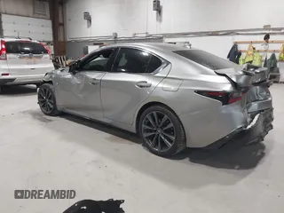 2022 Lexus IS 350 F Sport with VIN JTHGZ1E21N5026846, listed as a IAAI auction lot 42103720 with 49,500 mi miles and . Bid and sale history available at DreamBid. Image 3.