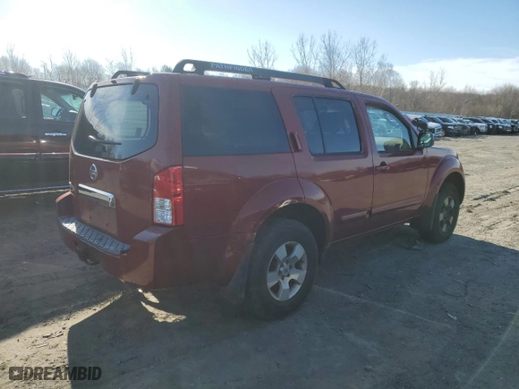 2006 Nissan Pathfinder SE with VIN 5N1AR18W86C611261, listed as a Copart auction lot 48187425 with 214,575 mi miles and Non Repairable. Bid and sale history available at carsss.com. Image 3.