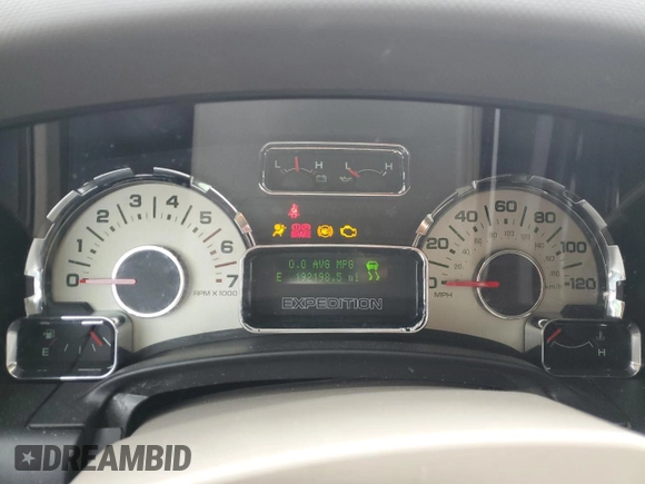 2007 Ford Expedition Limited with VIN 1FMFU19567LA67094, listed as a Copart auction lot 87532495 with 192,198 mi miles and Salvage Title. Bid and sale history available at carsss.com. Image 9.