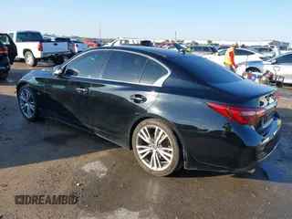 2018 Infiniti Q50 3.0t LUXE with VIN JN1EV7AP2JM359410, listed as a IAAI auction lot 40742721 with 161,858 mi miles. Bid and sale history available at carsss.com. Image 3.