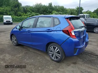 2015 Honda Fit EX-L with VIN 3HGGK5H88FM784984, listed as a Copart auction lot 61586085 with 123,394 mi miles and Salvage title. Bid and sale history available at DreamBid. Image 2.