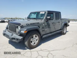 2020 Jeep Gladiator Sport S с VIN 1C6HJTAG3LL217002, выставлен на аукционе Copart как лот 52535955 с пробегом 101 761 миль миль и Списание • Salvage title. История ставок и продаж доступна на DreamBid. Изображение 1.