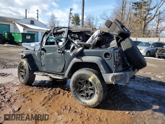 2017 Jeep Wrangler Willys Wheeler with VIN 1C4AJWAG4HL600496, listed as a Copart auction lot 42083985 with Not Provided miles and Salvage Title. Bid and sale history available at DreamBid. Image 2.