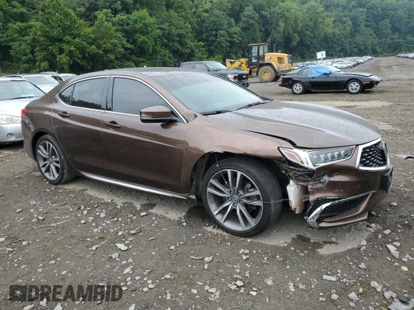 2020 Acura TLX w/Technology Pkg with VIN 19UUB3F45LA000051, listed as a Copart auction lot 63502634 with 28,922 mi miles and Salvage Title. Bid and sale history available at carsss.com. Image 4.