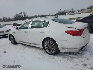 2015 Kia K900 Luxury with VIN KNALW4D41F6022043, listed as a Copart auction lot 87596305 with 80,853 mi miles and Salvage Title. Bid and sale history available at carsss.com. Image 2.