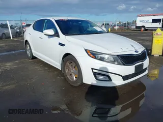 2014 Kia Optima LX with VIN 5XXGM4A78EG310070, listed as a IAAI auction lot 41567720 with 134,271 mi miles and . Bid and sale history available at DreamBid. Image 1.