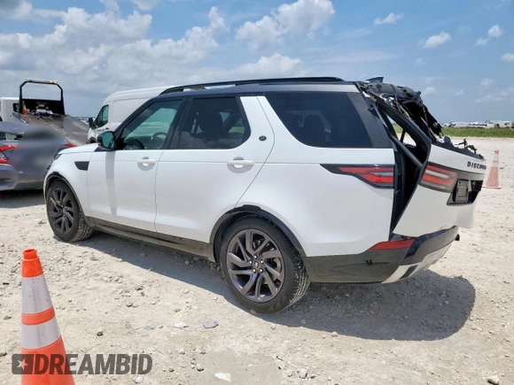 2017 Land Rover Discovery HSE z VIN SALRRBBV5HA036895, wystawiony jako Copart lot #59886705 z przebiegiem 85 251 mil mil oraz Szkoda całkowita • Salvage title. Historia ofert i sprzedaży dostępna na DreamBid. Obrazek 2.