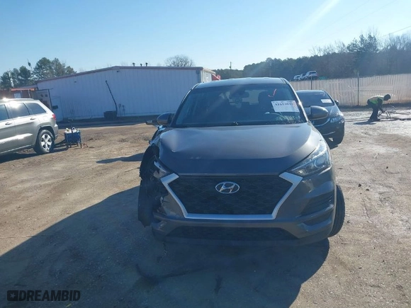2021 Hyundai Tucson SE with VIN KM8J23A49MU337701, listed as a IAAI auction lot 41653092 with 95,294 mi miles. Bid and sale history available at carsss.com. Image 12.