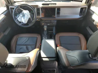2023 Ford Bronco with VIN 1FMEE5BP2PLB61761, listed as a Copart auction lot 46178755 with 17,180 mi miles and Salvage Title. Bid and sale history available at DreamBid. Image 8.