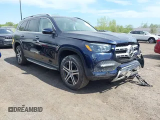 2020 Mercedes-Benz GLS 450 with VIN 4JGFF5KE9LA161262, listed as a IAAI auction lot 42149714 with 41,486 mi miles and . Bid and sale history available at DreamBid. Image 1.
