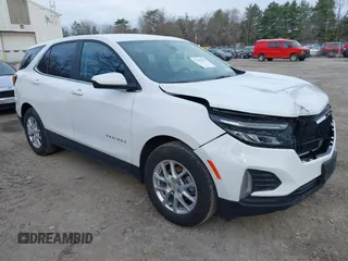 2024 Chevrolet Equinox LT with VIN 3GNAXKEG1RL363819, listed as a IAAI auction lot 41996557 with 19,761 mi miles and . Bid and sale history available at DreamBid. Image 1.