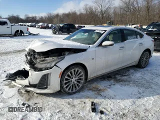 2020 Cadillac CT5 Premium Luxury with VIN 1G6DT5RK5L0130616, listed as a Copart auction lot 88776715 with 73,584 mi miles and Salvage Title. Bid and sale history available at carsss.com. Image 1.