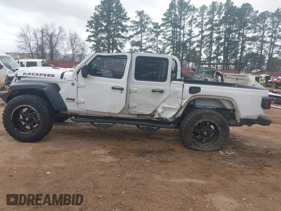 2020 Jeep Gladiator Sport S с VIN 1C6JJTAG1LL204637, выставлен на аукционе IAAI как лот 41743343 с пробегом 94 305 миль миль и . История ставок и продаж доступна на DreamBid. Изображение 6.