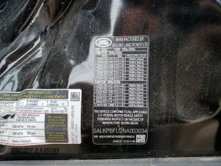 2022 Land Rover Range Rover SE z VIN SALKPBFU2NA003034, wystawiony jako Copart lot #54017045 z przebiegiem 30 465 mil mil oraz Szkoda całkowita • Salvage title. Historia ofert i sprzedaży dostępna na DreamBid. Obrazek 12.