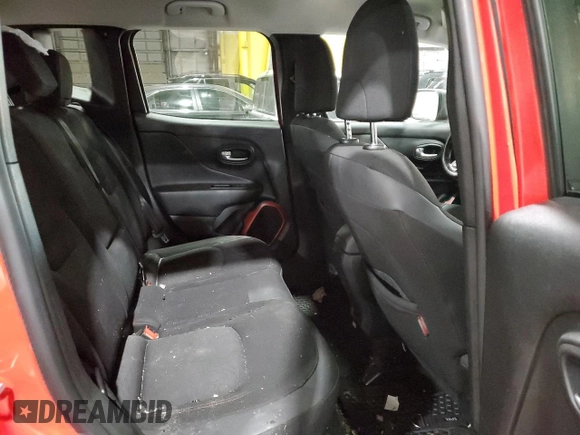 2017 Jeep Renegade Trailhawk with VIN ZACCJBCB1HPG54076, listed as a Copart auction lot 41420795 with 131,371 mi miles and Salvage title. Bid and sale history available at DreamBid. Image 10.