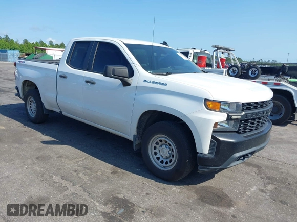 2019 Chevrolet Silverado 1500 Work Truck with VIN 1GCRYAEH3KZ392586, listed as a IAAI auction lot 42116607 with 122,537 mi miles and . Bid and sale history available at DreamBid. Image 1.