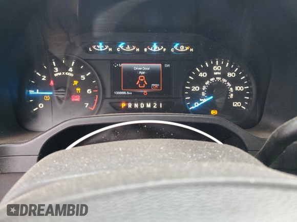 2015 Ford F-150 XLT with VIN 1FTEX1EP6FFC49275, listed as a Copart auction lot 52718955 with 135,666 mi miles and Salvage Title. Bid and sale history available at DreamBid. Image 9.