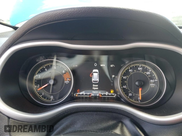 2018 Jeep Cherokee Trailhawk with VIN 1C4PJMBB4JD526014, listed as a Copart auction lot 58728255 with 76,655 mi miles and Salvage title. Bid and sale history available at DreamBid. Image 9.