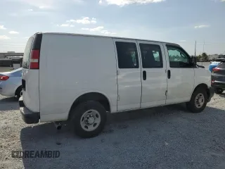 2017 Chevrolet Express Cargo with VIN 1GCWGAFF4H1352771, listed as a Copart auction lot 54472305 with 106,950 mi miles and Salvage title. Bid and sale history available at DreamBid. Image 3.