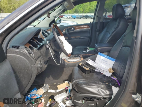 2012 Buick Enclave Leather with VIN 5GAKRCED3CJ176715, listed as a Copart auction lot 56191135 with 119,124 mi miles and Salvage Title. Bid and sale history available at DreamBid. Image 7.