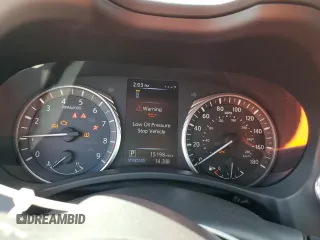 2020 Infiniti Q60 Luxe with VIN JN1EV7EK5LM340240, listed as a Copart auction lot 43447795 with 15,198 mi miles and Salvage Title. Bid and sale history available at carsss.com. Image 9.