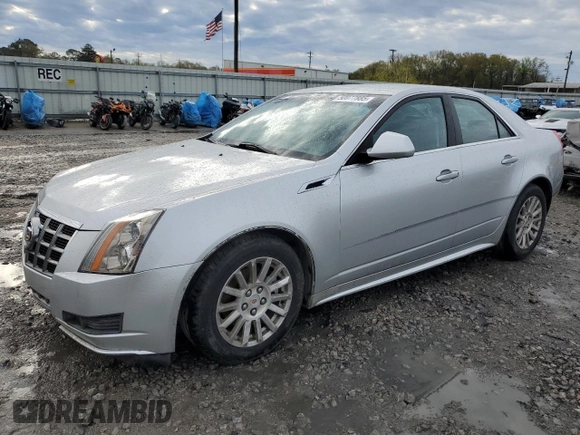 2013 Cadillac CTS Luxury with VIN 1G6DE5E5XD0137864, listed as a Copart auction lot 50077885 with 112,471 mi miles and Salvage title. Bid and sale history available at DreamBid. Image 1.
