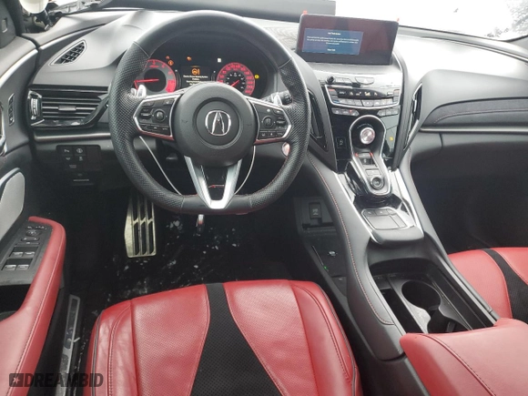 2023 Acura RDX w/A-Spec Package with VIN 5J8TC2H63PL800276, listed as a Copart auction lot 88324935 with 50,004 mi miles and Clean Title. Bid and sale history available at carsss.com. Image 8.