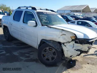 2007 Honda Ridgeline RTL w/Leather with VIN 2HJYK16527H521938, listed as a IAAI auction lot 41830294 with 1 mi miles. Bid and sale history available at carsss.com. Image 1.