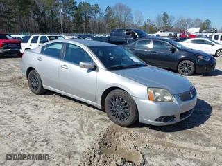 2012 Mitsubishi Galant ES with VIN 4A32B3FFXCE025346, listed as a IAAI auction lot 41493621 with 119,577 mi miles. Bid and sale history available at carsss.com. Image 1.