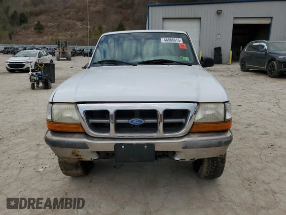 2000 Ford Ranger XLT with VIN 1FTZR15X0YTA48536, listed as a Copart auction lot 46986615 with 159,319 mi miles and Salvage Title. Bid and sale history available at carsss.com. Image 5.