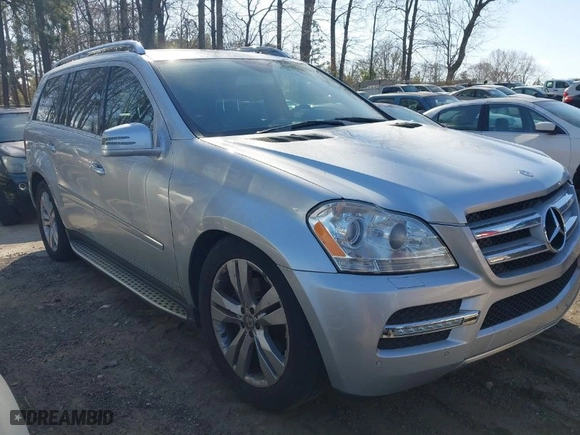 2011 Mercedes-Benz GL-Class GL 450 with VIN 4JGBF7BE1BA660453, listed as a IAAI auction lot 41852431 with 143,084 mi miles. Bid and sale history available at carsss.com. Image 1.
